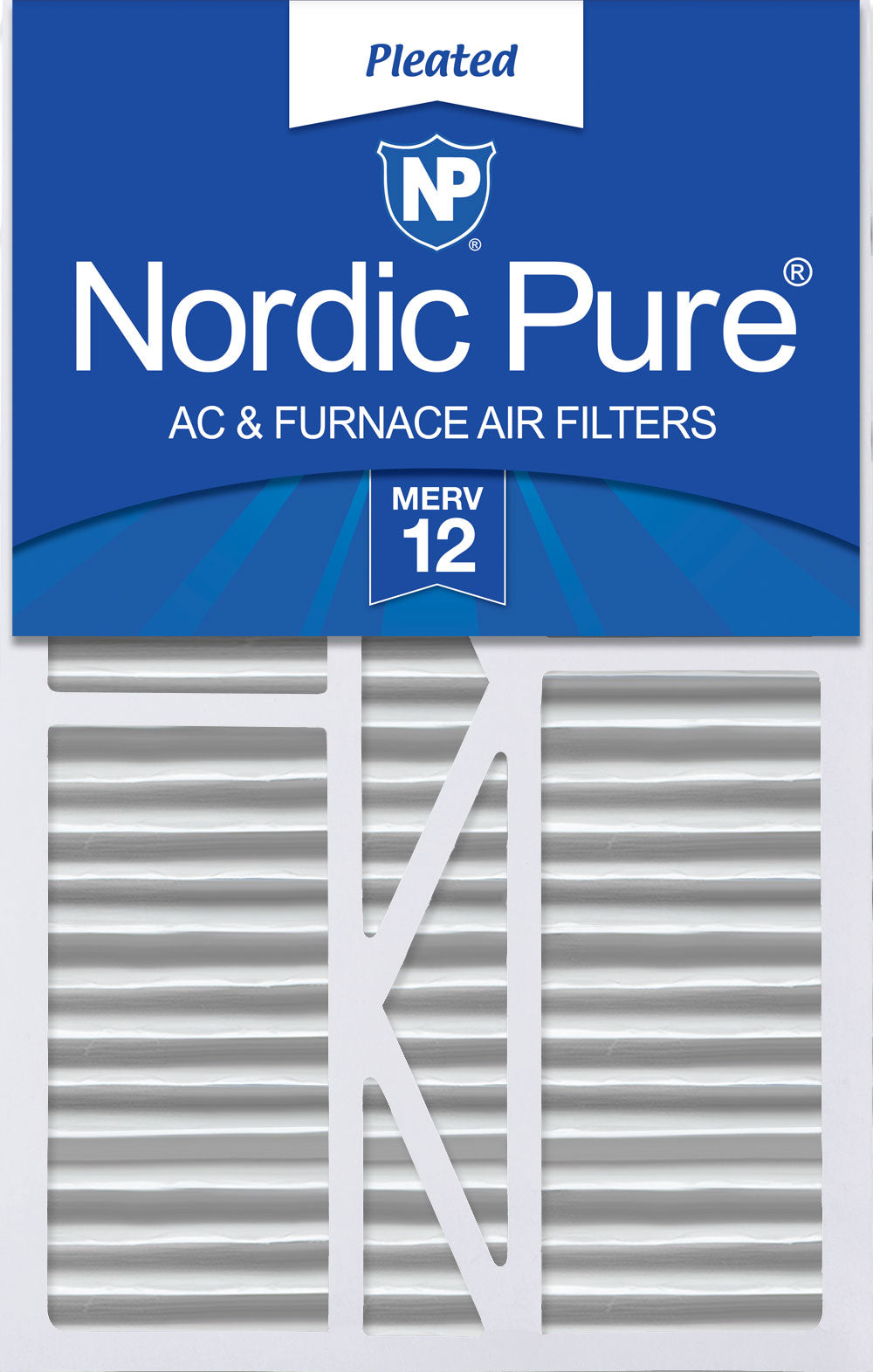 16x25x5 1/4 (5.25) Goodman/Carrier/Amana Replacement MERV 12 Air Filters 1 Pack