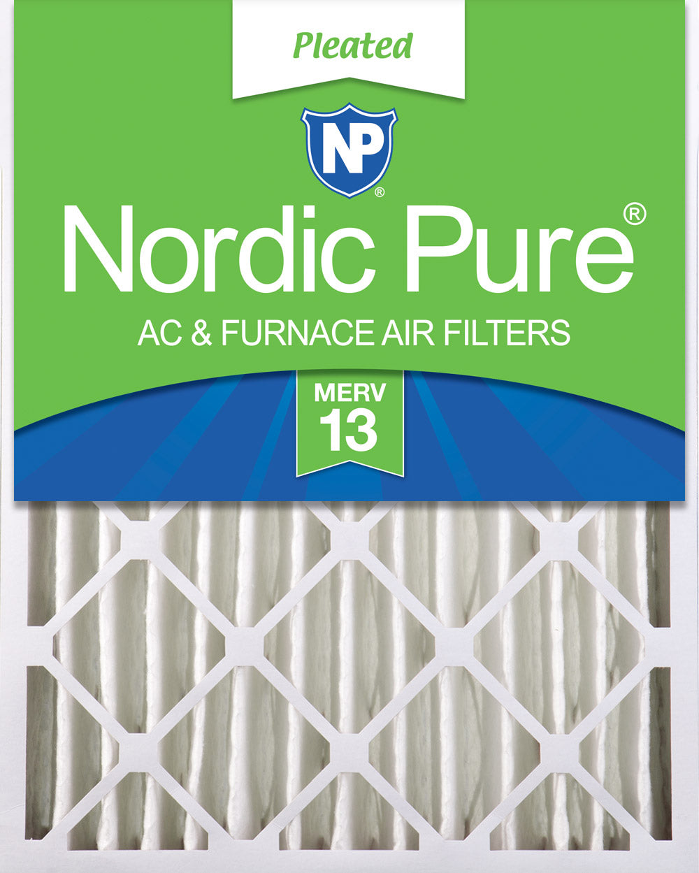 28x30x4 (3 5/8) Pleated MERV 13 Air Filters 1 Pack