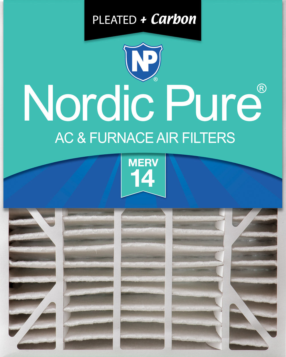 20x25x6 Aprilaire Space-Gard 2200 Replacement Air Filter Part 201 MERV 14 Plus Carbon 1 Pack