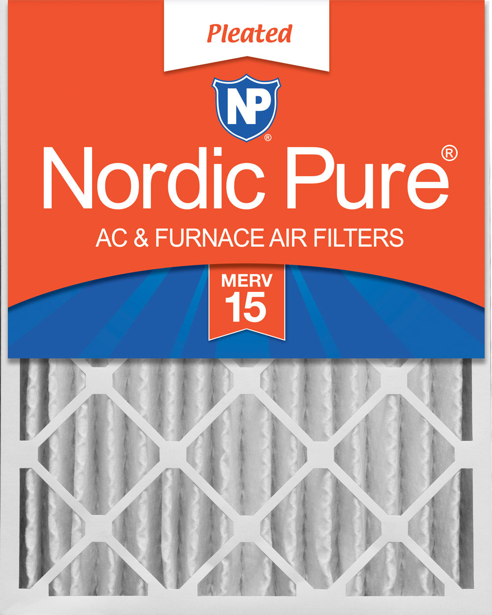 28x30x4 (3 5/8) Pleated MERV 15 Air Filters 1 Pack