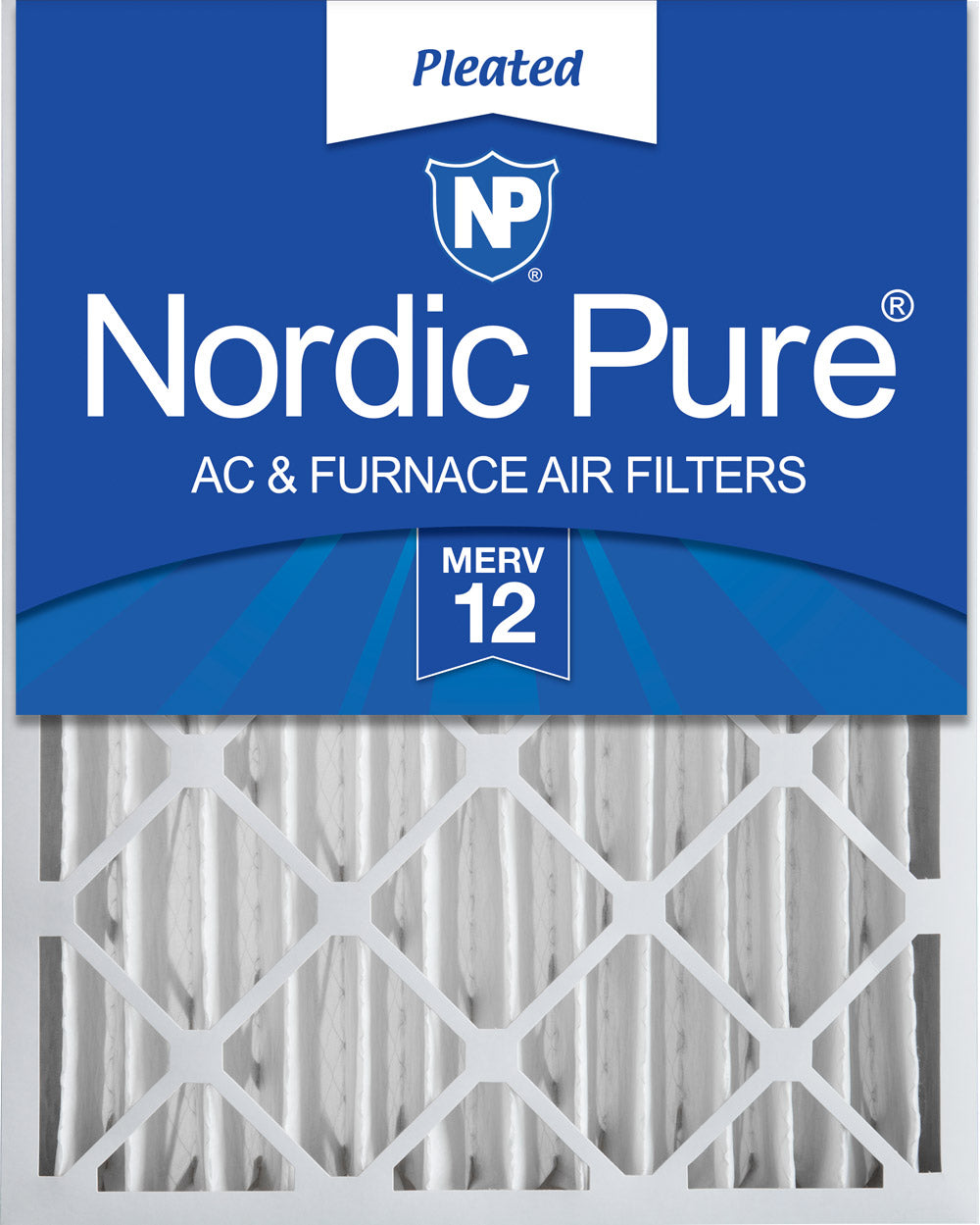 28x30x4 (3 5/8) Pleated MERV 12 Air Filters 1 Pack