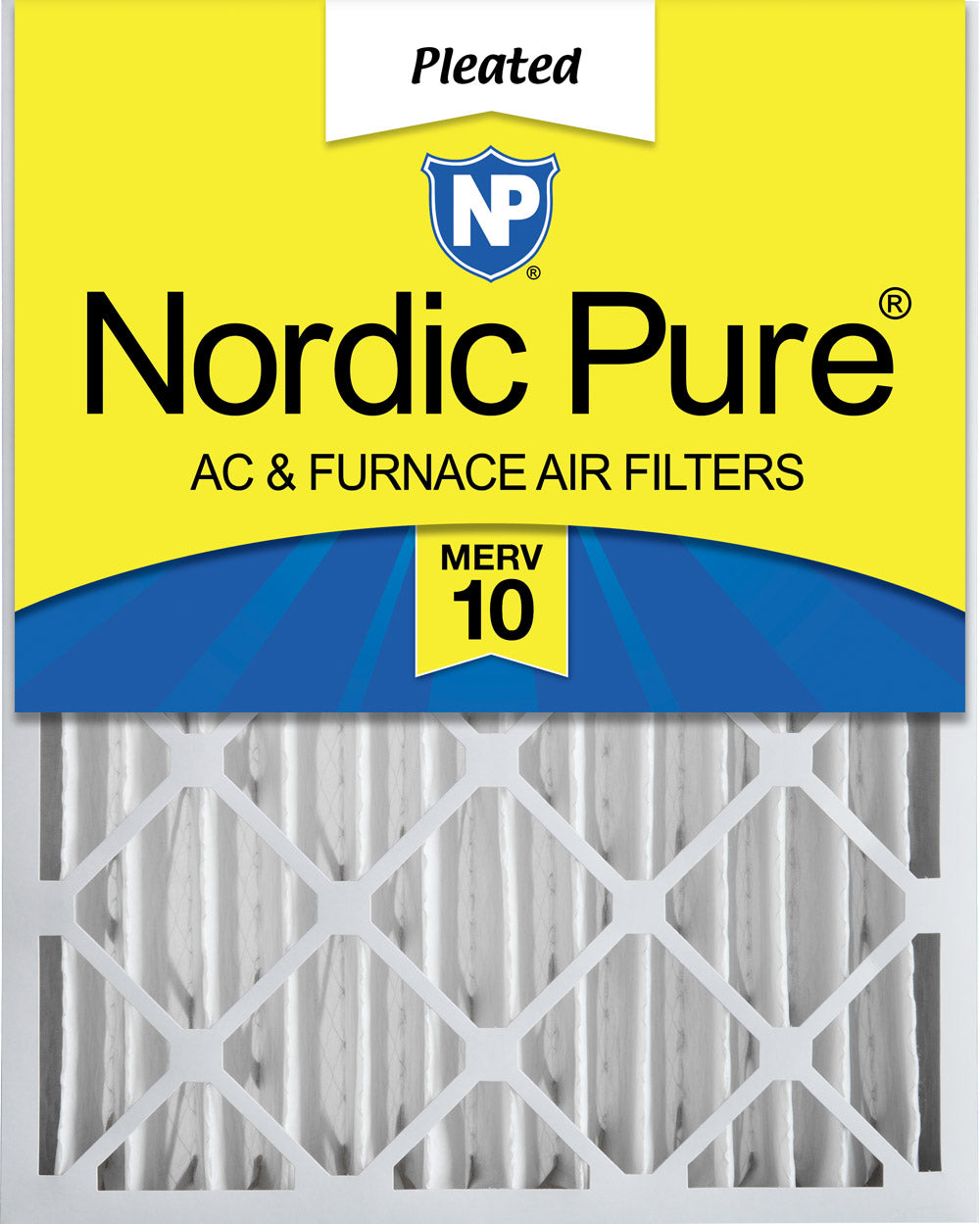 28x30x4 (3 5/8) Pleated MERV 10 Air Filters 1 Pack