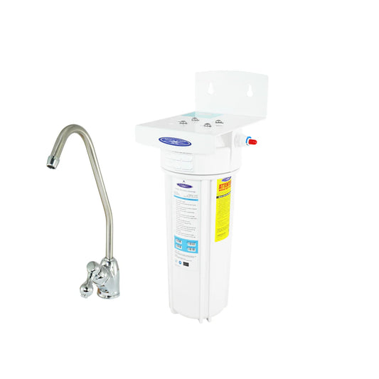 Fluoride Removal + SMART Single Under Sink Water Filter System