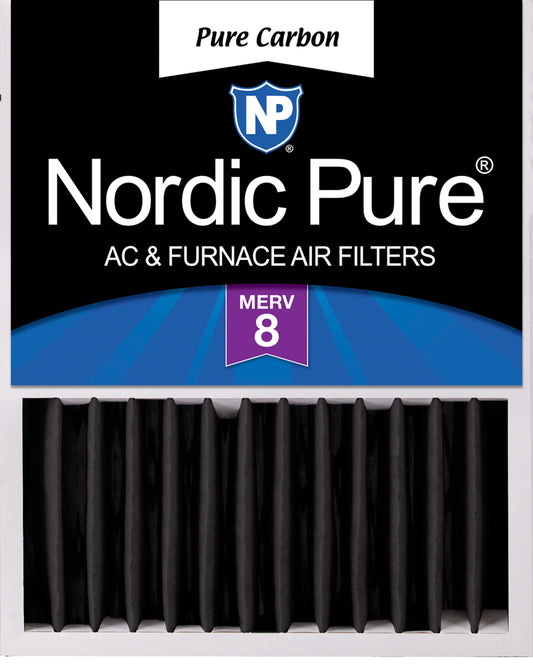 16x20x5 (4 3/8) Honeywell/Lennox Replacement Pure Carbon Pleated Odor Reduction Merv 8 Furnace Filter 1 Pack
