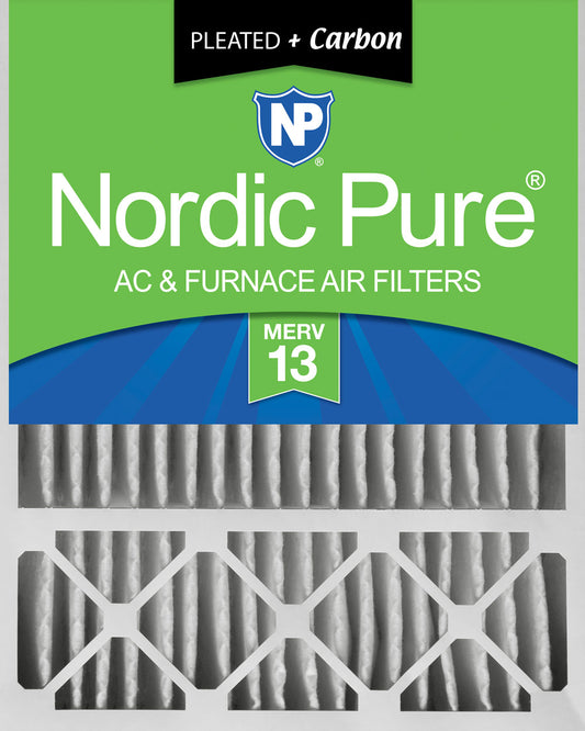 20x25x5 (4 3/8) Honeywell/Lennox Replacement Air Filters MERV 13 Plus Carbon 1 Pack