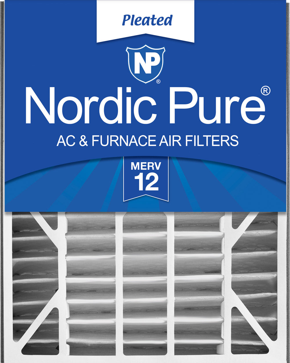 Air Bear 20x25x5 (4 7/8) Replacement 259112-102 MERV 12 Air Filters 1 Pack