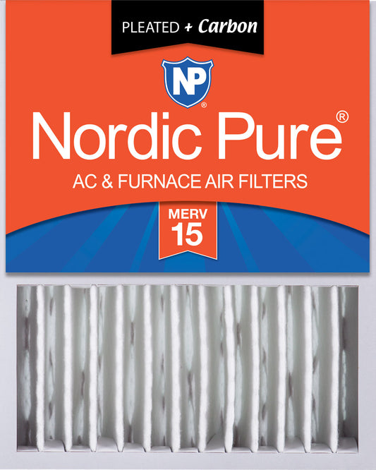 16x20x5 (4 3/8) Honeywell/Lennox Replacement Air Filters MERV 15 Plus Carbon 1 Pack