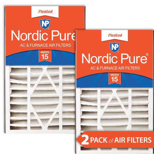 Air Bear 16x25x5 (4 7/8) Replacement 266649-105 MERV 15 Air Filters 2 Pack