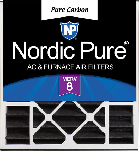 Air Bear 20x20x5 (4 15/16) Replacement 259112-103 Pure Carbon Pleated Odor Reduction Merv 8 Furnace Filter 1 Pack