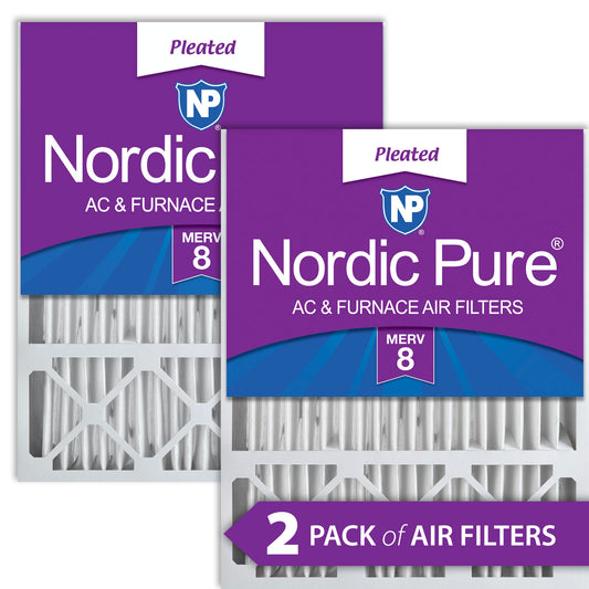 20x25x5 (4 3/8) Honeywell/Lennox Replacement MERV 8 Air Filters 2 Pack