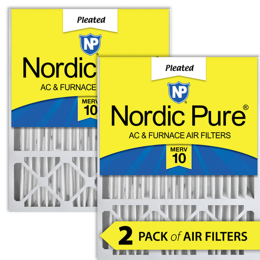 20x25x5 (4 3/8) Honeywell/Lennox Replacement MERV 10 Air Filters 2 Pack