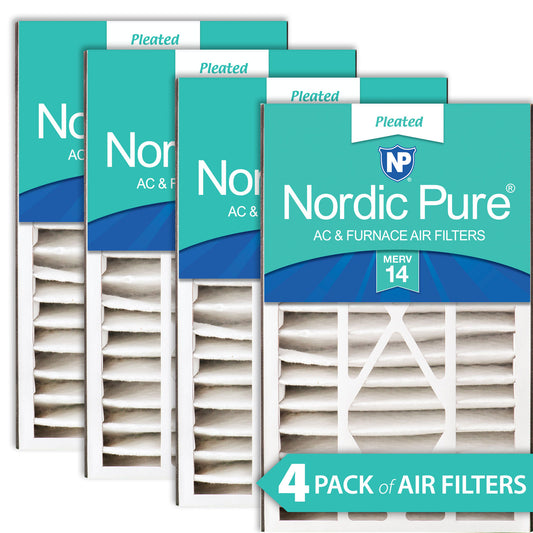 Air Bear 16x25x5 (4 7/8) Replacement 266649-105 MERV 14 Air Filters 4 Pack