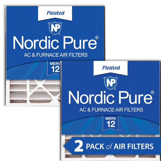 Air Bear 20x20x5 (4 15/16) Replacement 259112-103 MERV 12 Air Filters 2 Pack