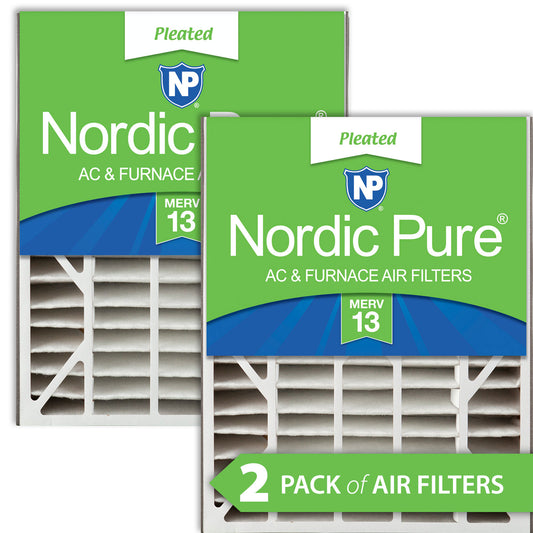 Air Bear 20x25x5 (4 7/8) Replacement 266649-102 MERV 13 Air Filters 2 Pack
