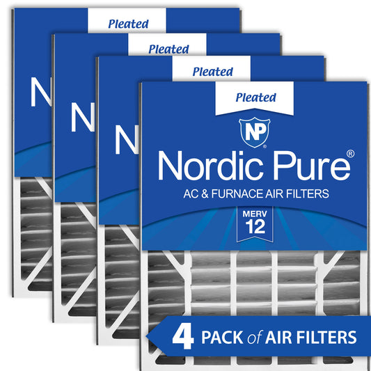 Air Bear 20x25x5 (4 7/8) Replacement 259112-102 MERV 12 Air Filters 4 Pack