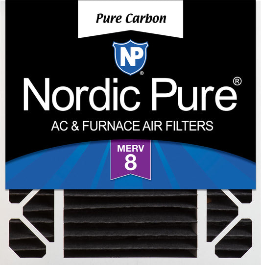 20x20x5 (4 3/8) Honeywell/Lennox Replacement Pure Carbon Pleated Odor Reduction Merv 8 Furnace Filter 1 Pack