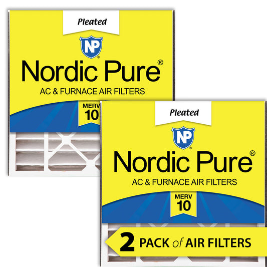 Air Bear 20x20x5 (4 15/16) Replacement 255649-103 MERV 10 Air Filters 2 Pack