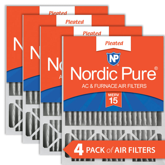 20x25x5 (4 3/8) Honeywell/Lennox Replacement MERV 15 Air Filters 4 Pack