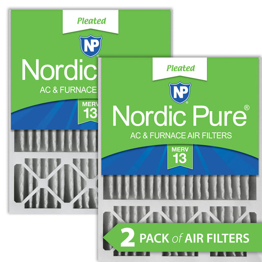 20x25x5 (4 3/8) Honeywell/Lennox Replacement MERV 13 Air Filters 2 Pack