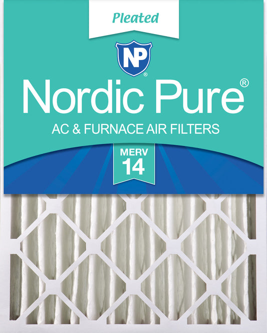 28x30x4 (3 5/8) Pleated MERV 14 Air Filters 1 Pack