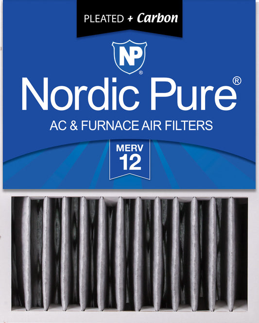 16x20x5 (4 3/8) Honeywell/Lennox Replacement Air Filters MERV 12 Pleated Plus Carbon 1 Pack