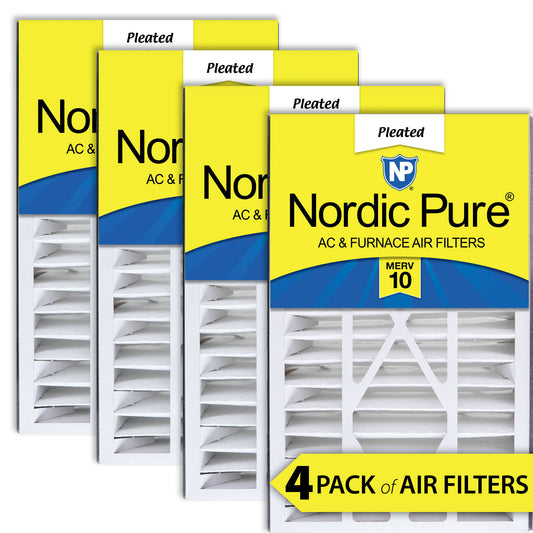 Air Bear 16x25x5 (4 7/8) Replacement 255649-105 MERV 10 Air Filters 4 Pack