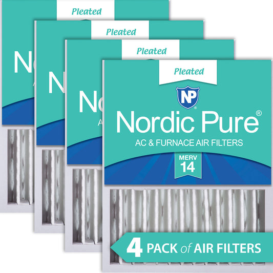 16x20x5 (4 3/8) Honeywell/Lennox Replacement MERV 14 Air Filters 4 Pack