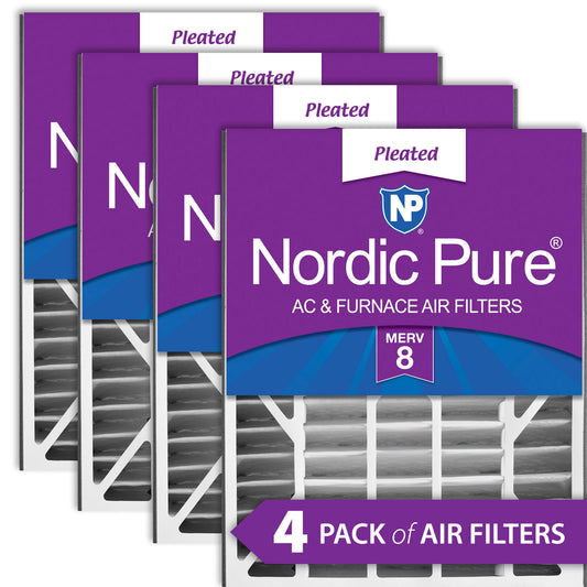 Air Bear 20x25x5 (4 7/8) Replacement 255649-102 MERV 8 Air Filters 4 Pack